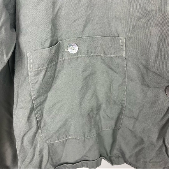 BRYN WALKER Tencel Button Down Light Sage Green - Picture 2 of 7